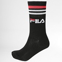 PACK 3 CALCETINES ALTOS UNISEX F9090 NEGRO FILA