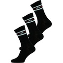 PACK 3 CALCETINES ALTOS UNISEX F9092 NEGRO FILA