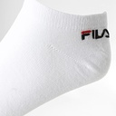 PACK 3 CALCETINES INVISIBLES UNISEX F9100 BLANCO FILA