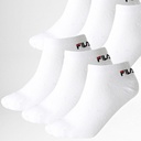 PACK 3 CALCETINES INVISIBLES UNISEX F9100 BLANCO FILA