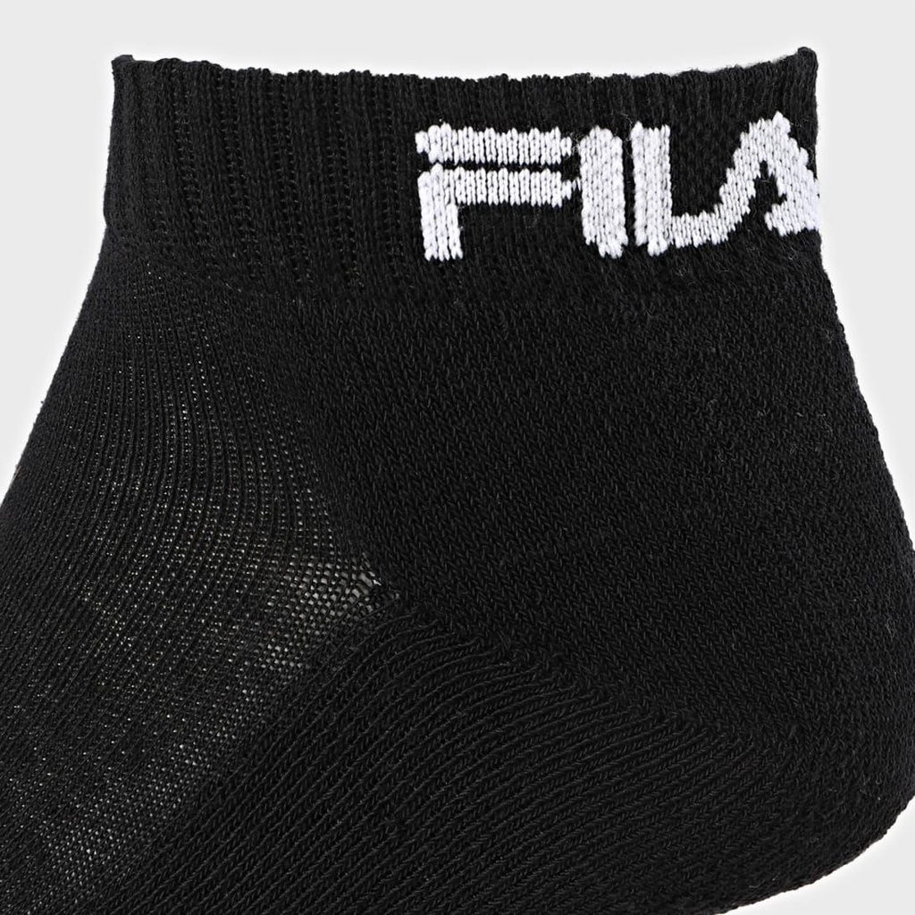 PACK 3 CALCETINES TOBILLEROS UNISEX F9803 NEGRO FILA