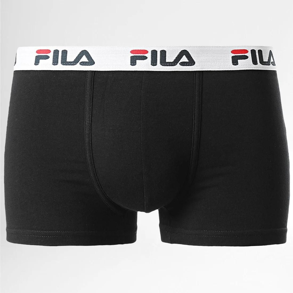 BOXER HOMBRE ALGODÓN/LYCRA CINTURA ELÁSTICA FU5016 NEGRO FILA