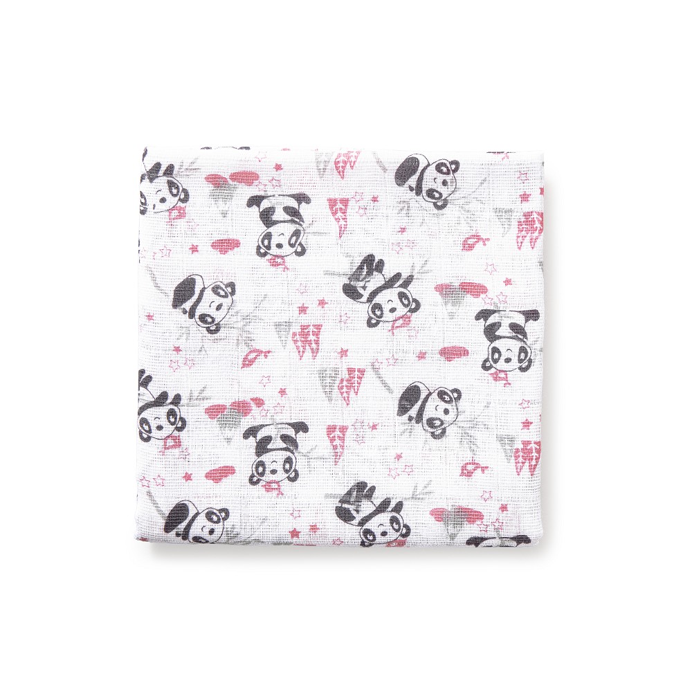 PACK 3 GASAS 80X80 PANDA ROSA INTERBABY