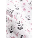 PACK 3 GASAS 80X80 PANDA ROSA INTERBABY