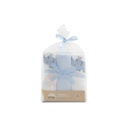 PACK 3 GASAS BAMBÚ 55X70 JUNGLA AZUL INTERBABY