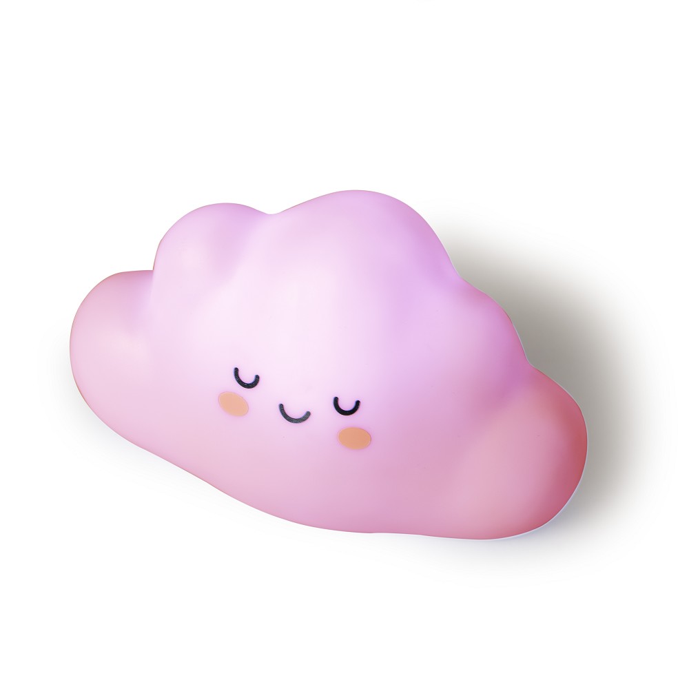 LÁMPARA NOCTURNA INFANTIL NUBE ROSA INTERBABY