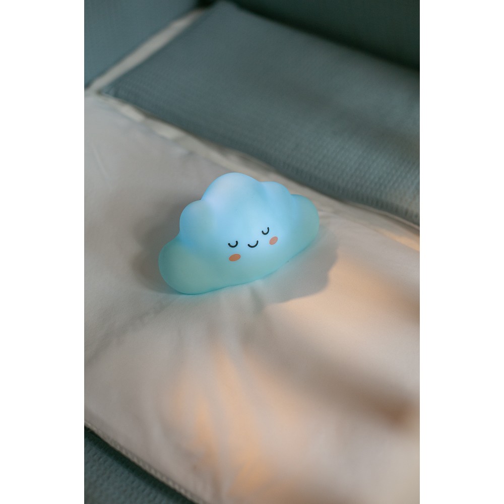 LÁMPARA NOCTURNA INFANTIL NUBE ROSA INTERBABY
