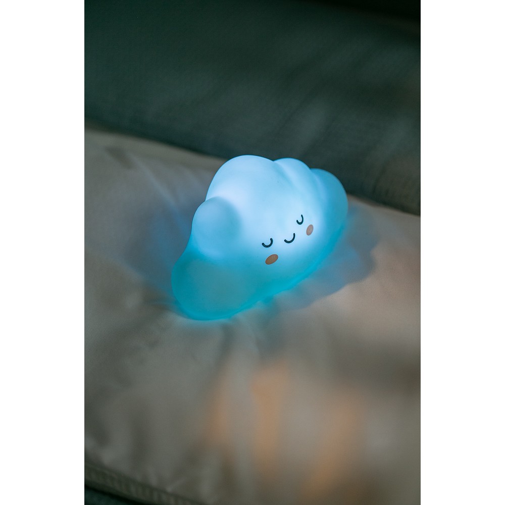 LÁMPARA NOCTURNA INFANTIL NUBE ROSA INTERBABY