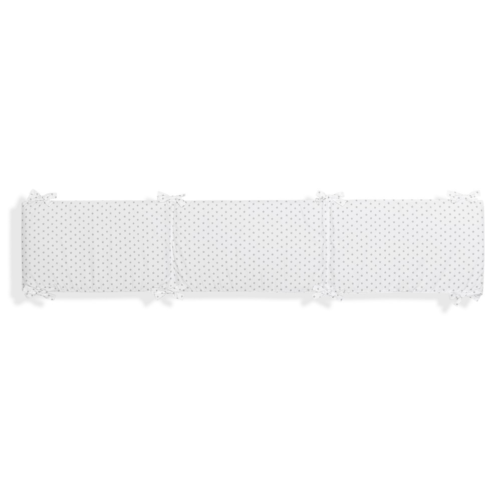 PROTECTOR CHICHONERA CUNA 40X185X3 STAR GRIS INTERBABY
