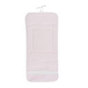 COLCHONETA REVERSIBLE NIDO ABEJA+ANIMALITOS ROSA DON ALGODON