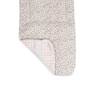 COLCHONETA REVERSIBLE VICHY+FLORES ROSA DON ALGODON
