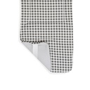COLCHONETA REVERSIBLE NIDO DE ABEJA+VICHY GRIS DON ALGODON
