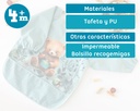 BABERO IMPERMEABLE CON MANGAS SALVIA 3750 SAGE KIOKIDS