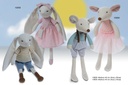 MUÑECO 10859 40CM ROSA GAMBERRITOS