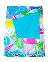 PAREO PLAYA ESTAMPADO CON RIZO 90X170CM FLAMINGO SUN &amp; SURF