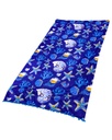 PAREO PLAYA ESTAMPADO CON RIZO 90X170CM NAUTILUS AZUL OSCURO SUN &amp; SURF