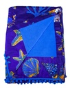 PAREO PLAYA ESTAMPADO CON RIZO 90X170CM NAUTILUS AZUL OSCURO SUN &amp; SURF