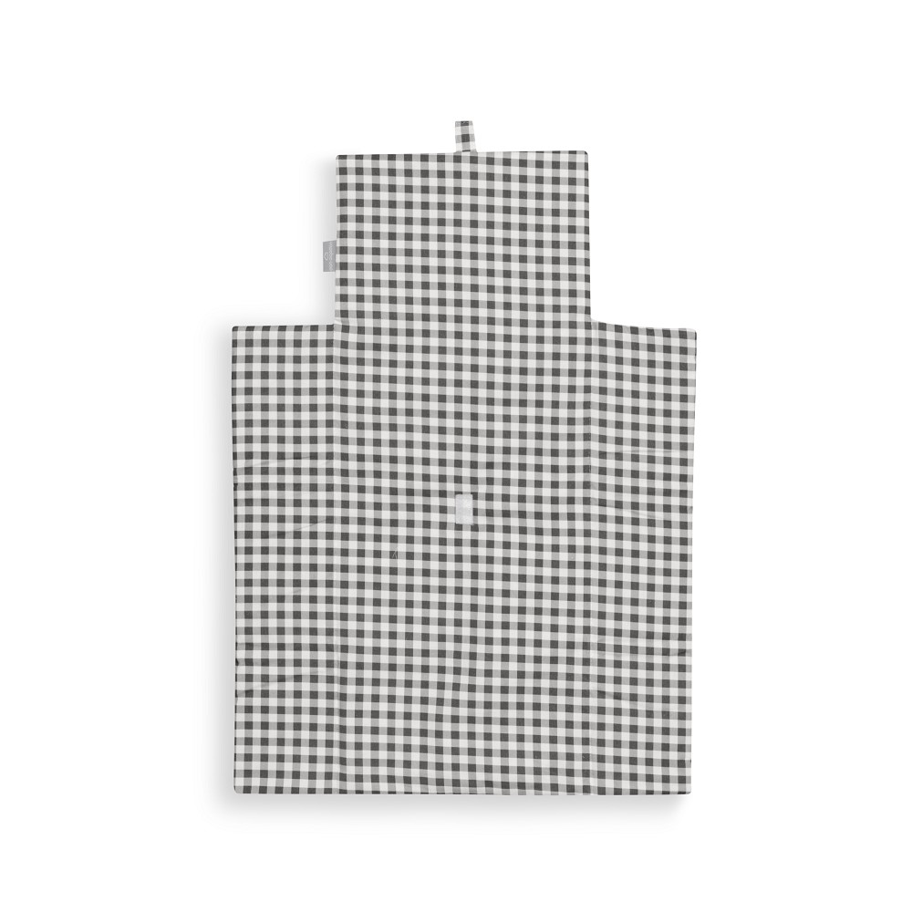 VESTIDOR VICHY GRIS OSCURO DON ALGODÓN