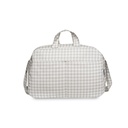 BOLSO MATERNAL VICHY GRIS DON ALGODÓN