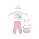 SET REGALO 5 PCS 100%ALG  T 0-6M ELEFANTITO ROSA INTERBABY