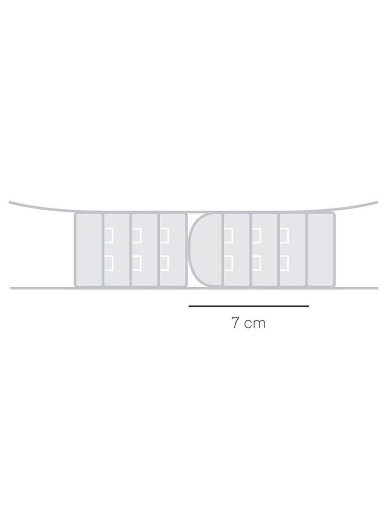 PACK 5 EXTENSORES DOBLE ESTRECHO 2011 BLANCO SELENE