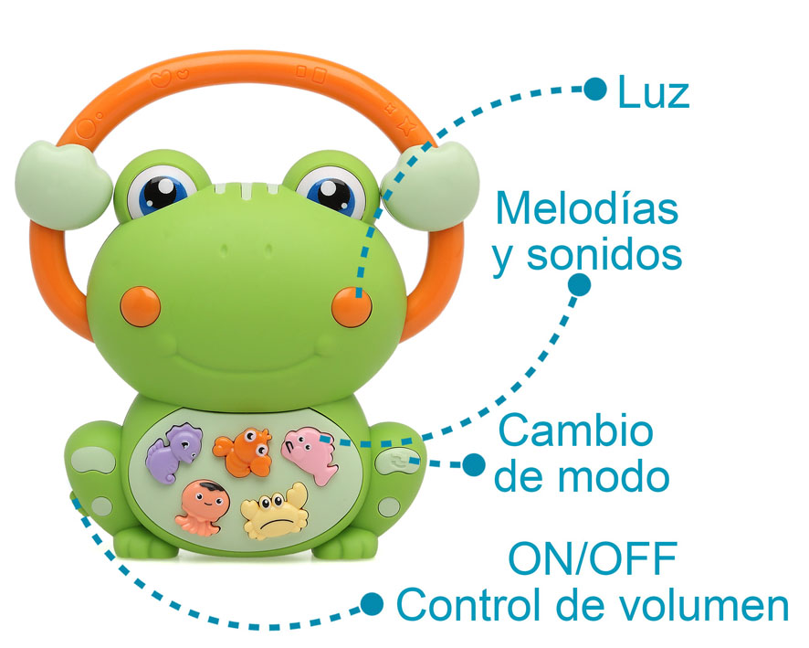 JUGUETE MUSICAL RANA 3957 KIOKIDS
