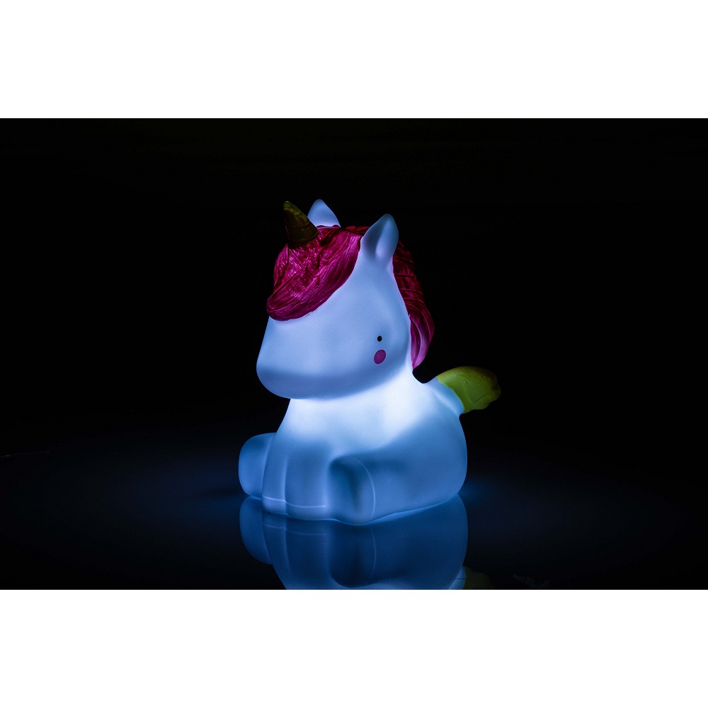 LÁMPARA NOCTURNA INFANTIL UNICORNIO BLANCO INTERBABY