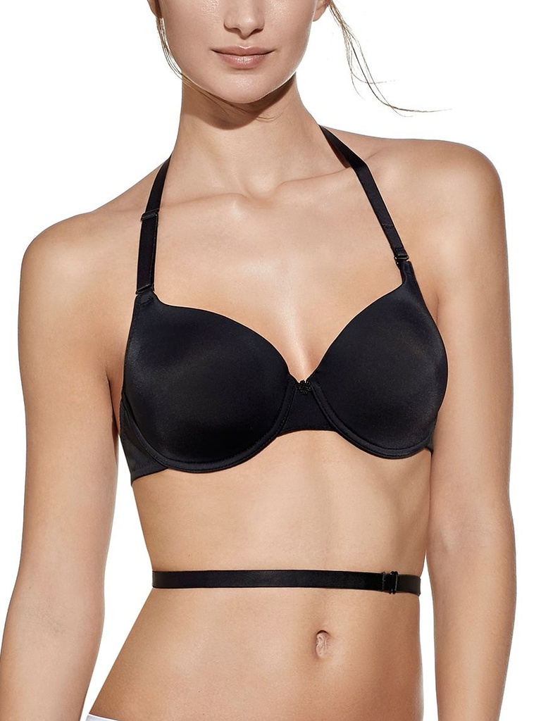 SUJETADOR ROSA C NEGRO SELENE