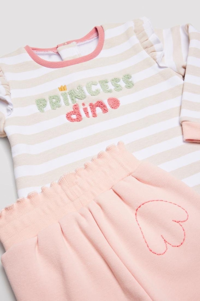 CONJUNTO BEBE MANGA LARGA 25391 YSABEL MORA