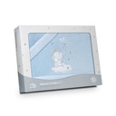 TRIPTICO CUNA CORALINA ELEFANTE GLOBO CORAZON AZUL INTERBABY