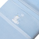 TRIPTICO CUNA CORALINA ELEFANTE GLOBO CORAZON AZUL INTERBABY