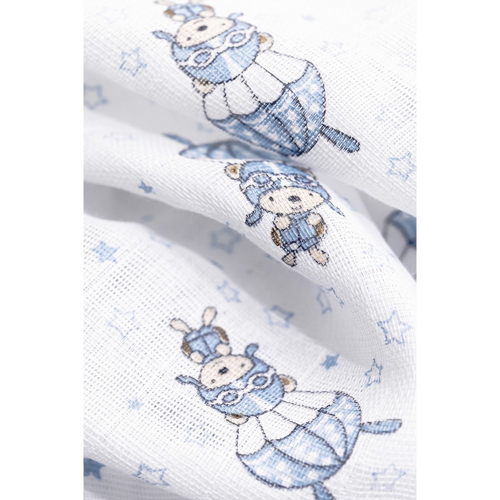 PACK 3 GASAS 80X80 PARACAIDISTA AZUL INTERBABY