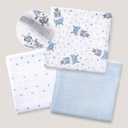 PACK 3 GASAS 80X80 PARACAIDISTA AZUL INTERBABY