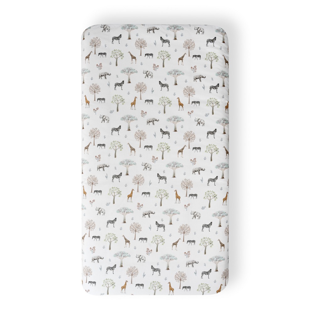 SET 2 PCS FUNDA NORDICA+CHICHONERA DESENFUNDABLE SERENGUETI BLANCO INTERBABY