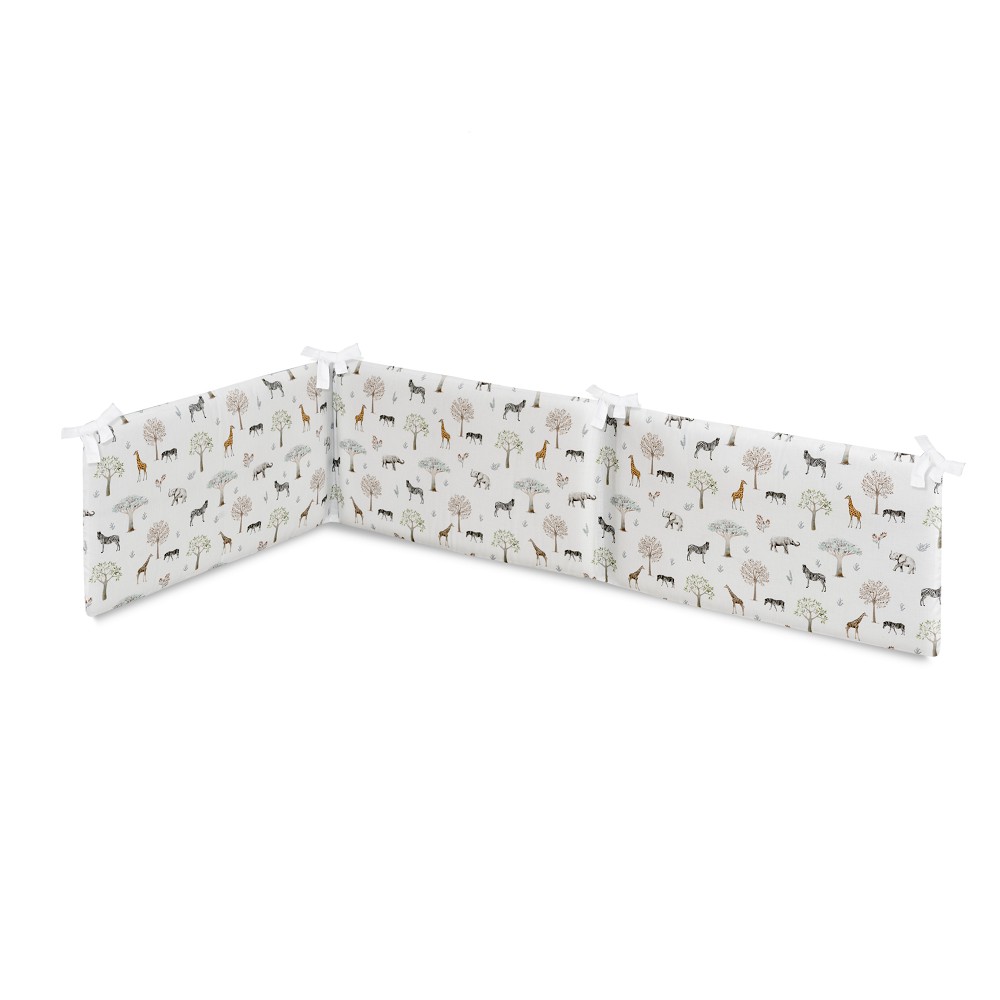 SET 2 PCS FUNDA NORDICA+CHICHONERA DESENFUNDABLE SERENGUETI BLANCO INTERBABY