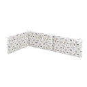 SET 2 PCS FUNDA NORDICA+CHICHONERA DESENFUNDABLE SERENGUETI BLANCO INTERBABY