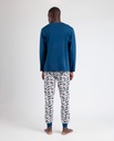 PIJAMA HOMBRE SNOOPY COOL 62012 MARINO PEANUTS