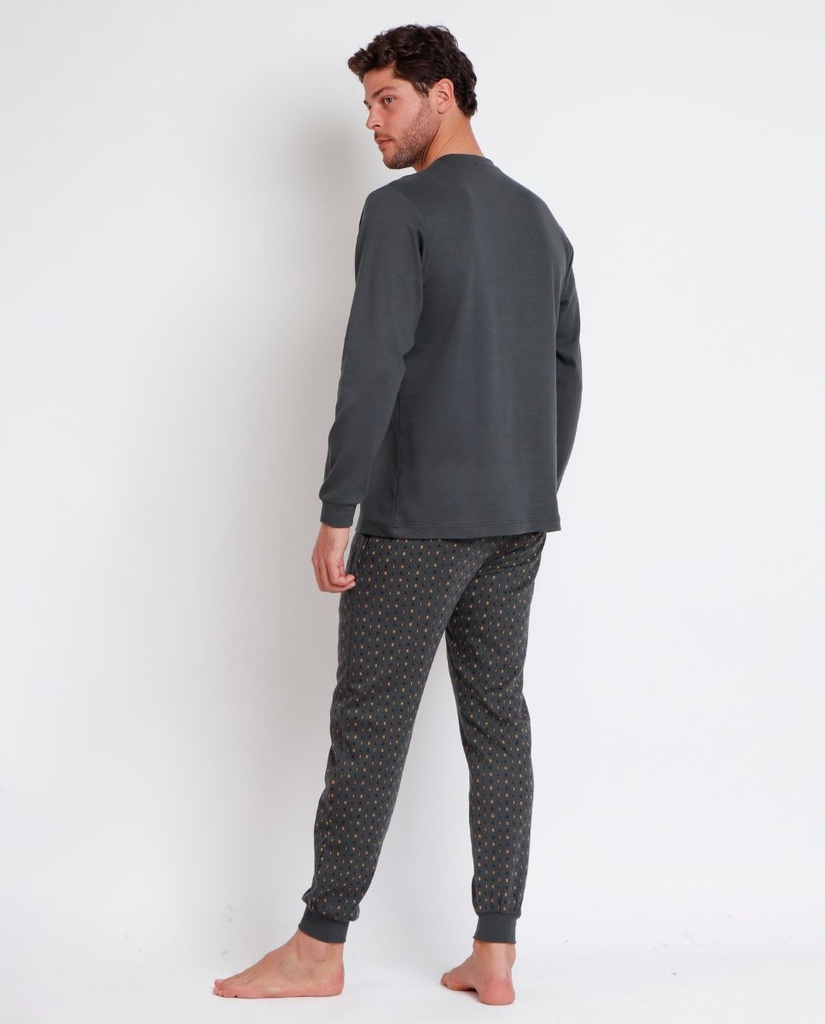 PIJAMA HOMBRE BUILDER 62156 VERDE LOIS
