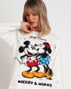 PIJAMA MUJER MICKEY AND MINNIE SKETCH 62271 CRUDO DISNEY