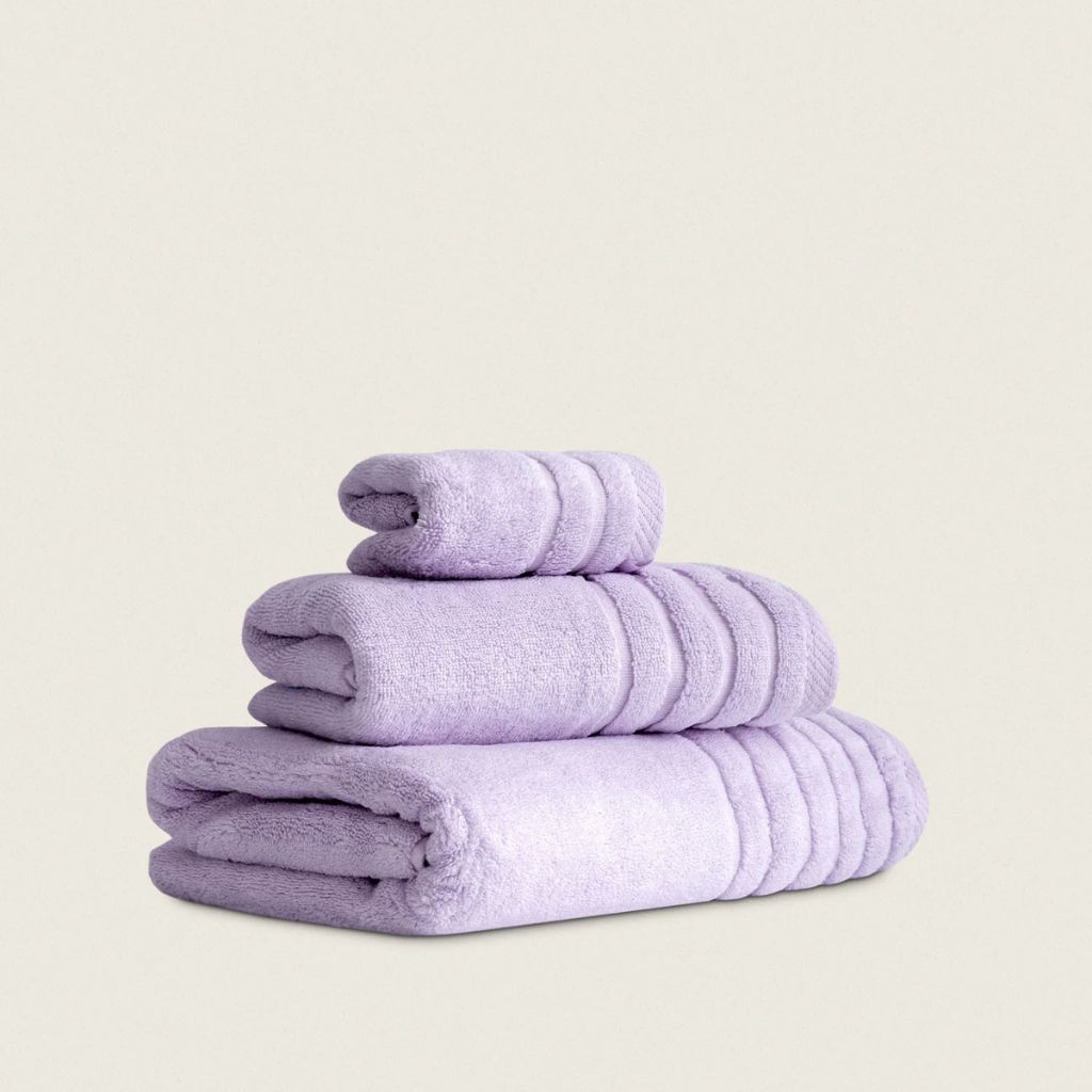 TOALLA 600GR ZERO TWIST LAVANDA DON ALGODÓN