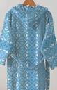 ALBORNOZ FANTASIA CON CAPUCHA ARROW AZUL COTTONFEEL