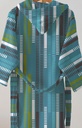 ALBORNOZ FANTASIA CON CAPUCHA CODE TURQUESA COTTONFEEL