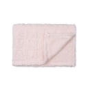 MANTA SHERPA GRABADA 80X110 CONEJITOS ROSA INTERBABY
