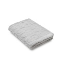 MANTA SHERPA GRABADA 80X110 CONEJITOS GRIS INTERBABY