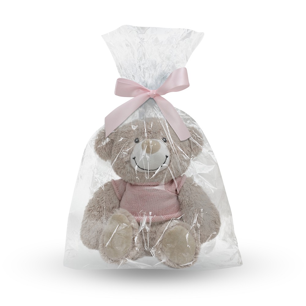 PELUCHE PARA BORDAR BEAR ROSA INTERBABY