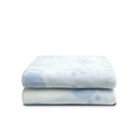 MANTA CUNA SEDALINA 110X140 PAREJITA OSOS AZUL INTERBABY
