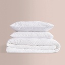 EDREDON JACQUARD ELIET BLANCO DON ALGODON