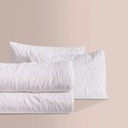 EDREDON JACQUARD ELIET BLANCO DON ALGODON