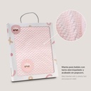MANTA POPCORN 80X110 ROSA INTERBABY