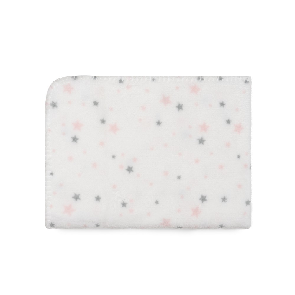 PELUCHE+MANTA ESTRELLA CONEJO ROSA INTERBABY